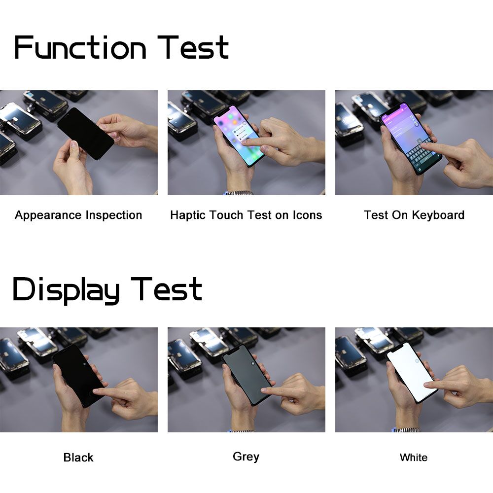 iPhone LCD test process